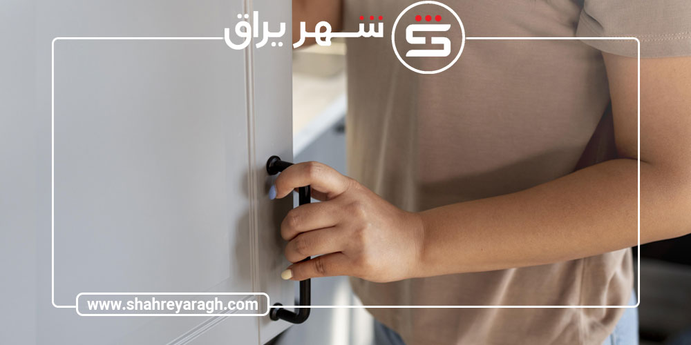 انواع دستگیره کابینت از نظر نوع نصب