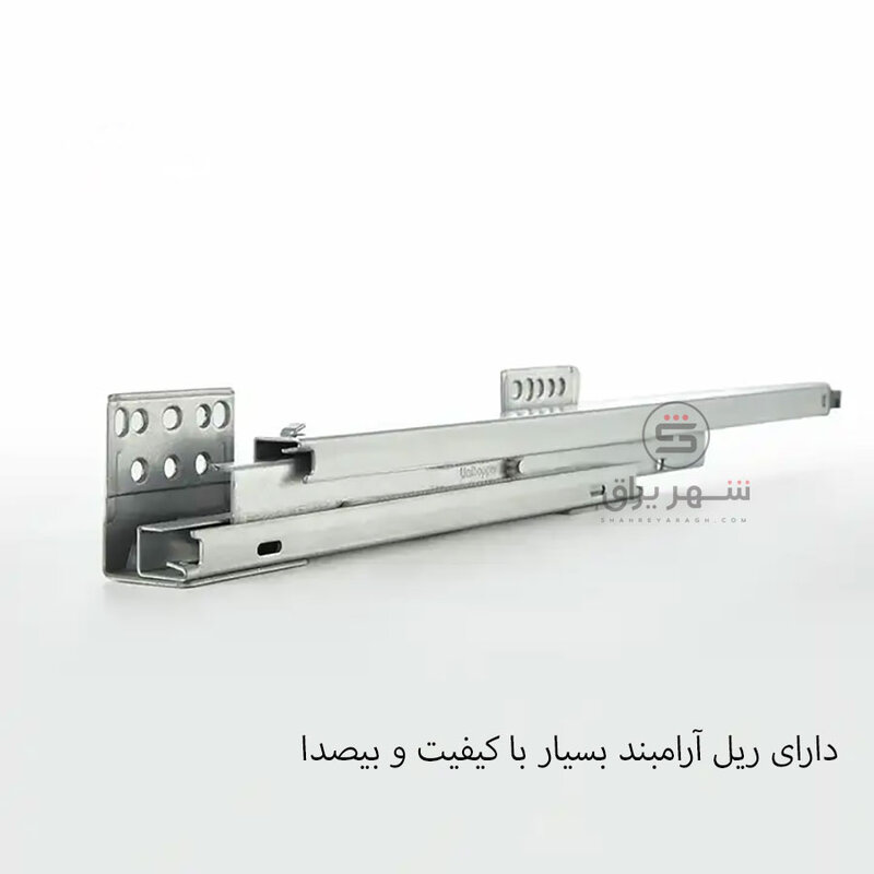 جاکفشی فلزی موکا 60 طرح چوب - 4144