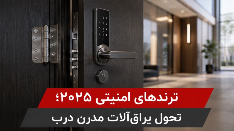 ترندهای امنیتی ۲۰۲۵؛ تحول یراق‌آلات مدرن درب